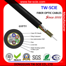 GYFTY Cable de fibra óptica monomodo no metálico